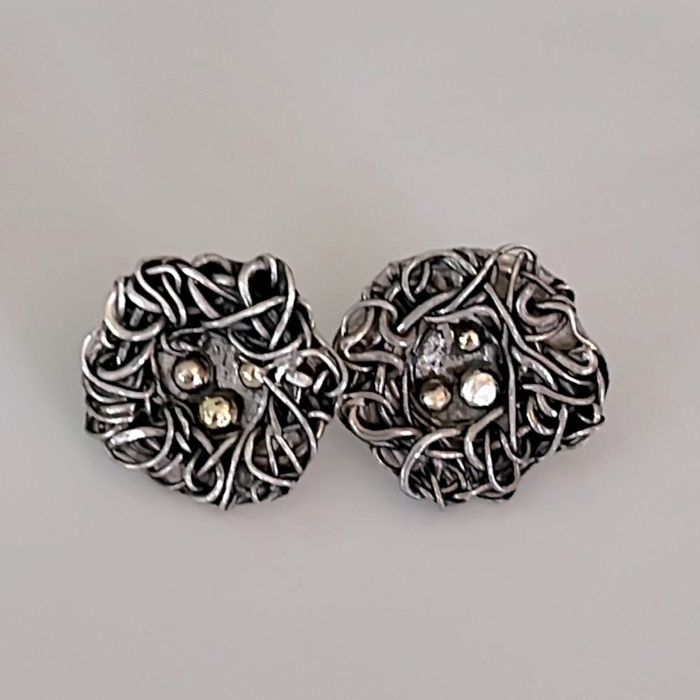Kathleen O’Neal Island Artworks Birds Nest Earrings